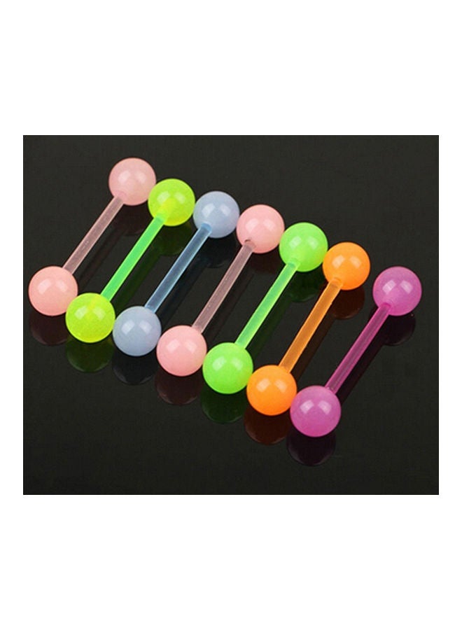 Generic - 7-Piece Body Piercing Jewelry Barbell Bars - Image 1