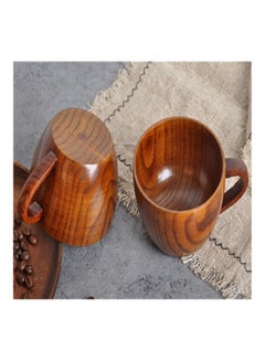 Lucky Coffee Cup With Jujube Wood Brown  - Image 1