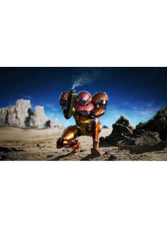 Metroid Ii Return Of Samus Framed Canvas Wall Art Painting Multicolour 100x56x3.5cm