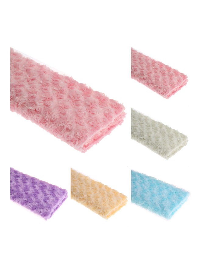 Solid Color Plush Rose Baby Blanket Newborn Photography Studio Background Prop Blue  - Image 3
