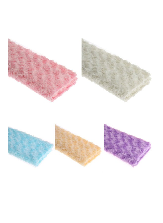 Solid Color Plush Rose Baby Blanket Newborn Photography Studio Background Prop Blue  - Image 4