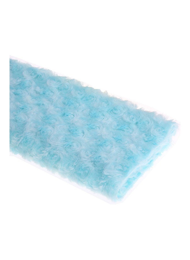 Solid Color Plush Rose Baby Blanket Newborn Photography Studio Background Prop Blue  - Image 1