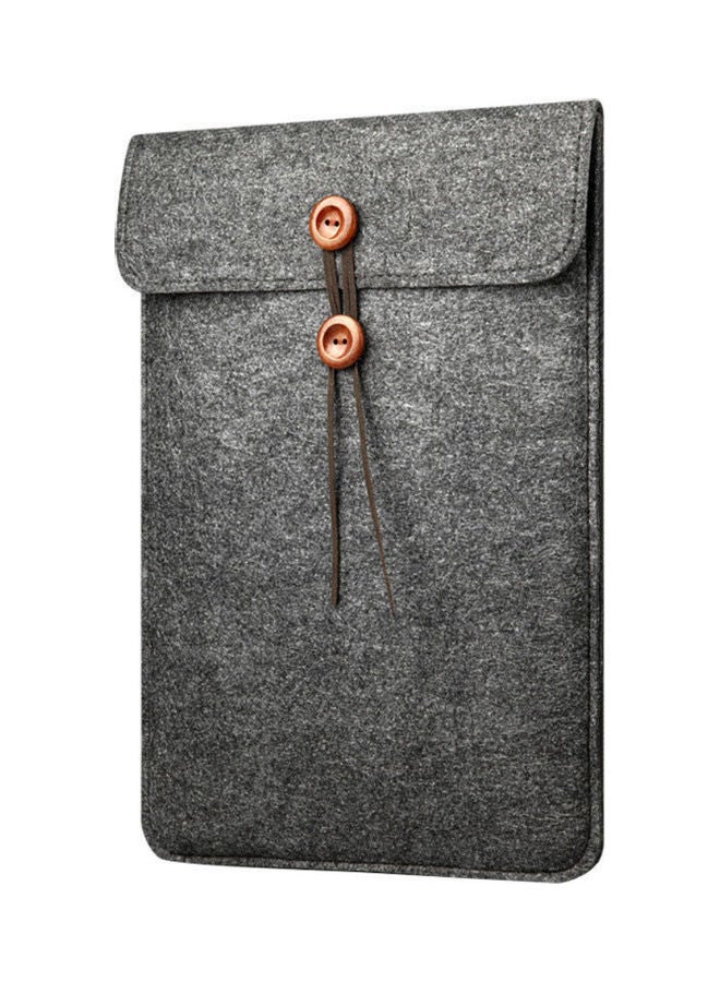 Felt Tablet Laptop Sleeve Bag Case Cover Pouch for iPad 11/12/13/15Inch Dark Grey  - Image 1