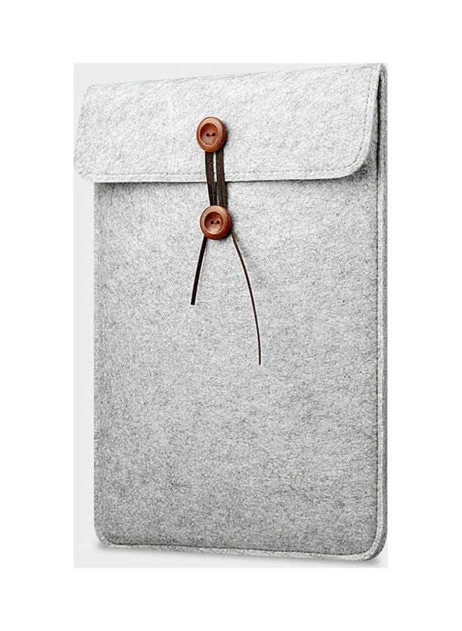 Felt Tablet Laptop Sleeve Bag Case Cover Pouch for iPad 11/12/13/15Inch Dark Grey  - Image 3