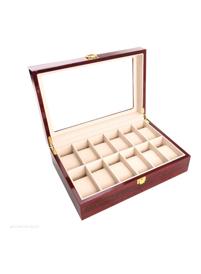 بيوينتي صندوق من الخشب لعرض الساعات مكون من 12 حجرة - Image 1