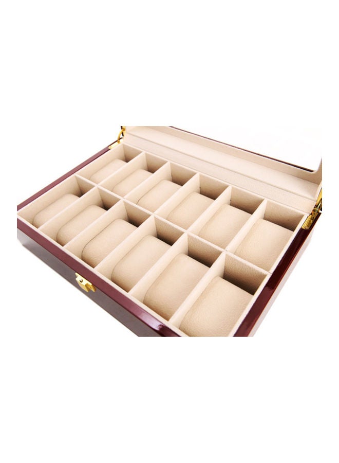 بيوينتي صندوق من الخشب لعرض الساعات مكون من 12 حجرة - Image 3