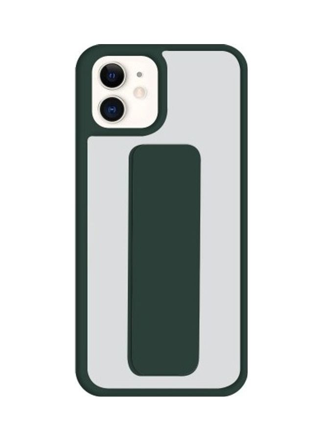 Generic - Apple iPhone 12 Mini Case Cover with  Handgrip – Dark Green dark green - Image 1