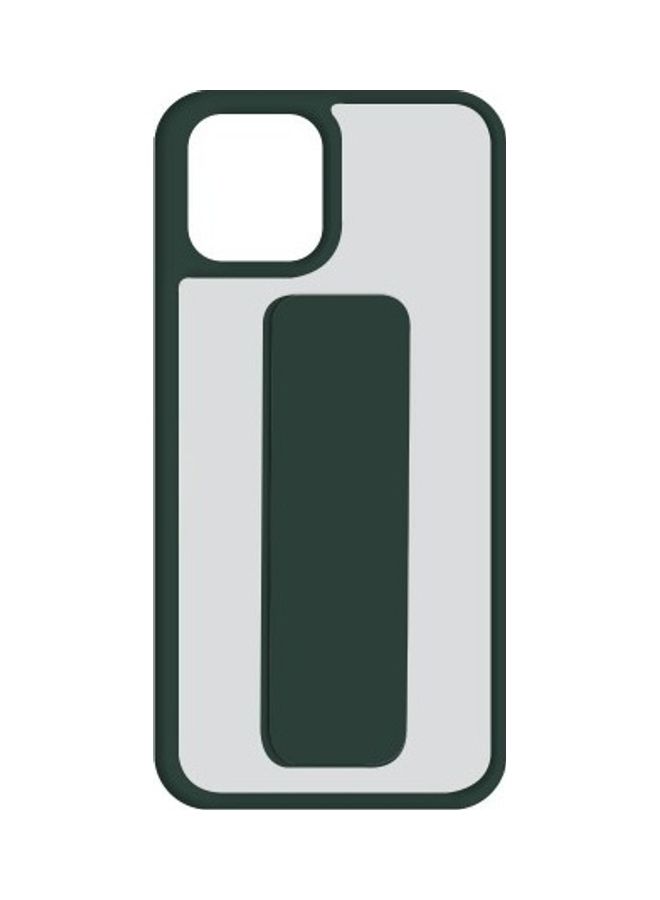 Generic - Apple iPhone 12 Mini Case Cover with  Handgrip – Dark Green dark green - Image 1