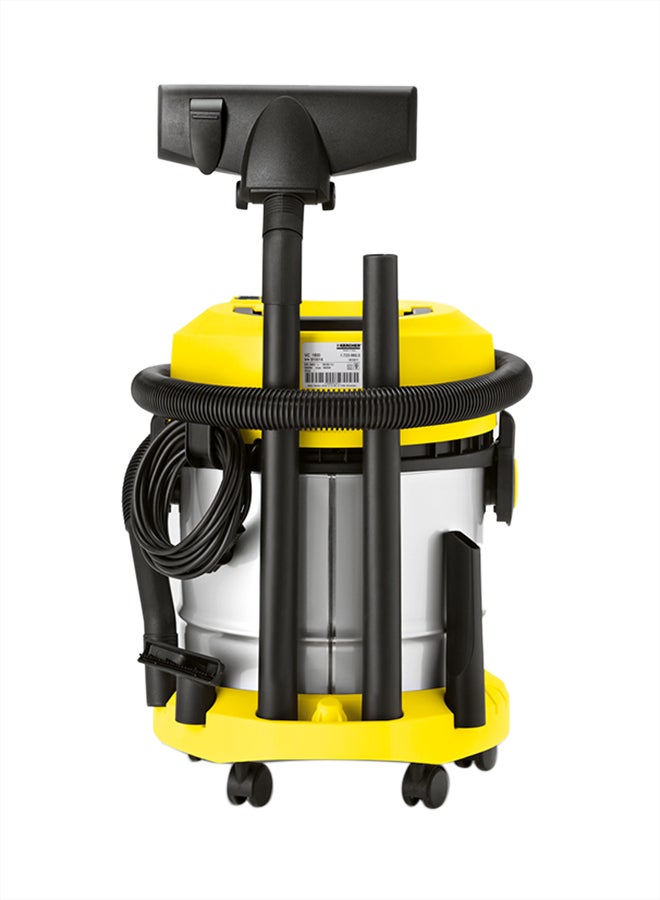 كارشر مكنسة كهربائية متعددة الاستخدامات 1800 وات 1800 W VC 1 أسود/فضي/أصفر - Image 2