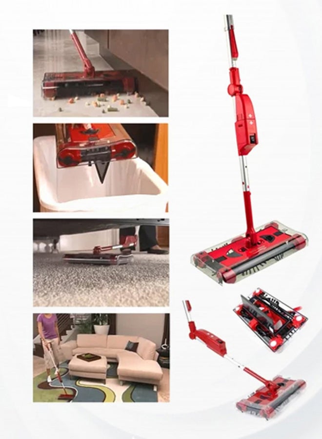 Generic Cordless Swivel Vacuum Cleaner 2724305201228 Red/Black/White  - Image 2