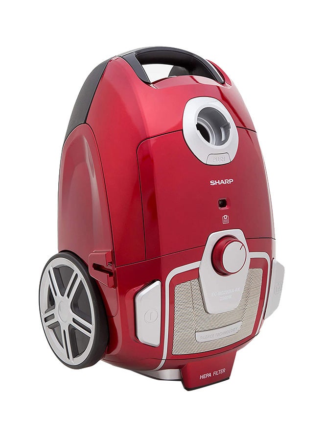 شارب مكنسة كهربائية بعلبة تخزين بسعة 3.5 لترات وقدرة 1800 وات 3.5 L 1800 W EC-BG1805A-RZ أحمر - Image 2