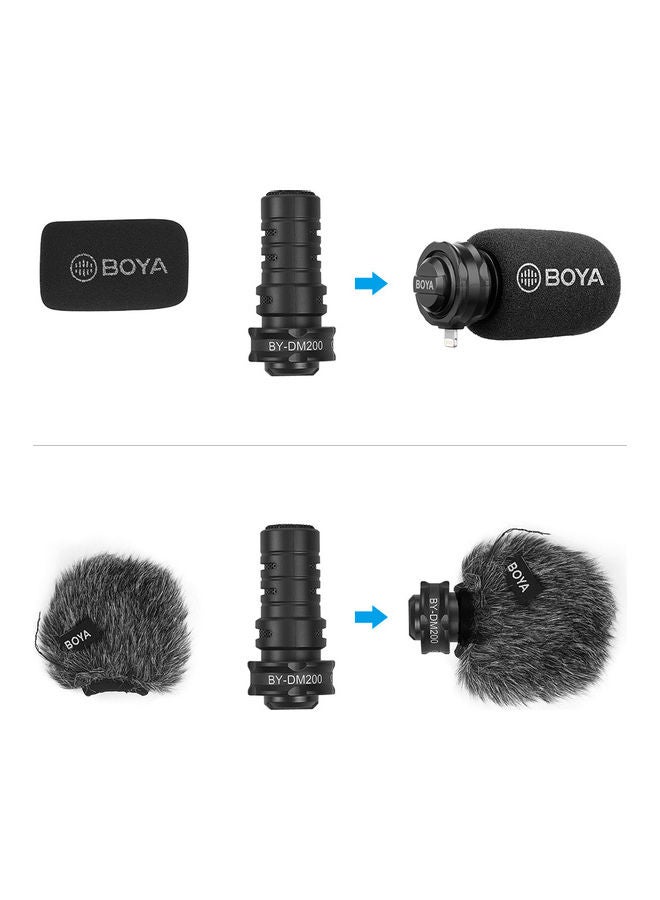DM200 Digital Stereo Condenser Microphone Black