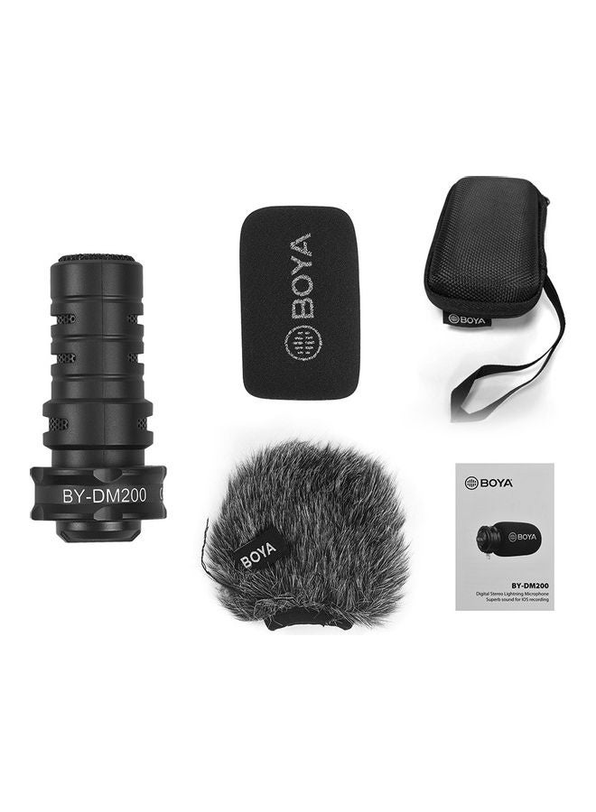 DM200 Digital Stereo Condenser Microphone Black