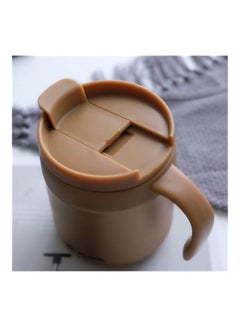 Lucky Stainless Steel Thermos Cup Coffee Cup With Lid Gold  - Image 1