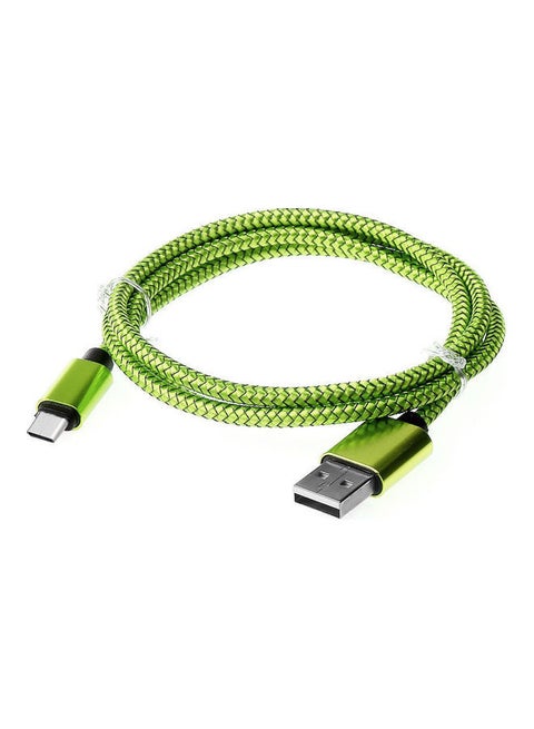 USB 3.1 Type C Data Charger Fast Charging Cable for Samsung Galaxy S8/S8 Plus Green
