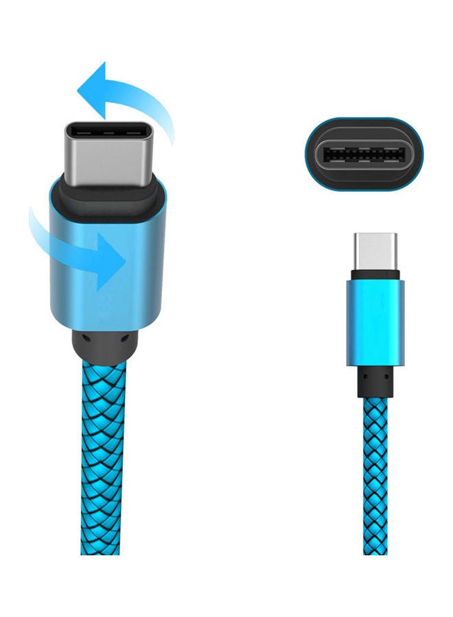 Generic - USB 3.1 Type C Data Charger Fast Charging Cable for Samsung Galaxy S8/S8 Plus Green - Image 1