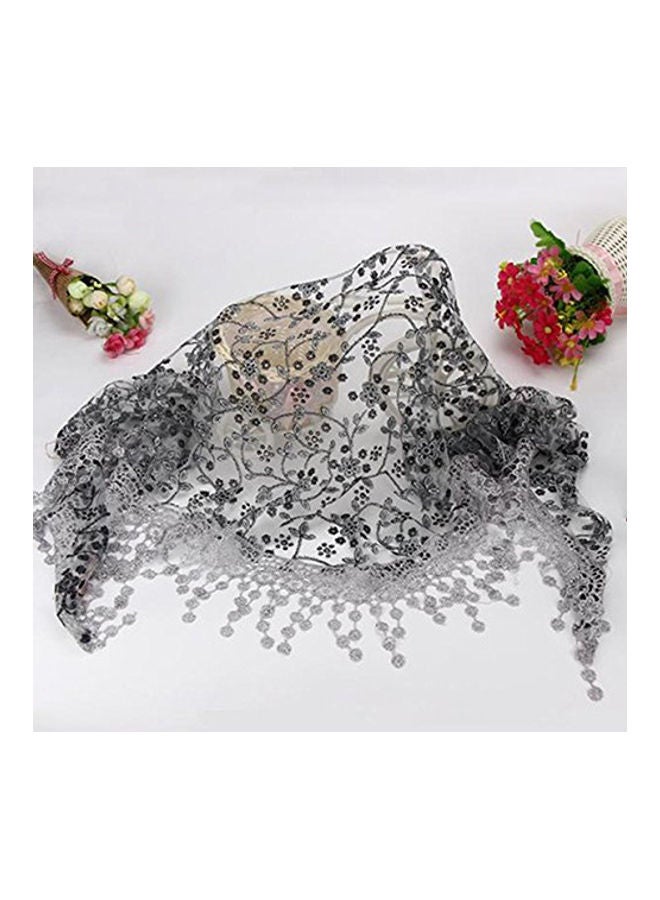 وشاح من الدانتيل مزين بأشكال الشرابة مناسب للأطفال حديثي الولادة الصبيان والبنات للتصوير الفوتوغرافي أرجواني - Image 5