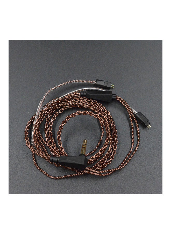 1.2m 0.75mm Silver Plated Pin Earphone Wire Cable For KZ-ZS6/ZST/ZSR/ZS10 multicolor - Image 3