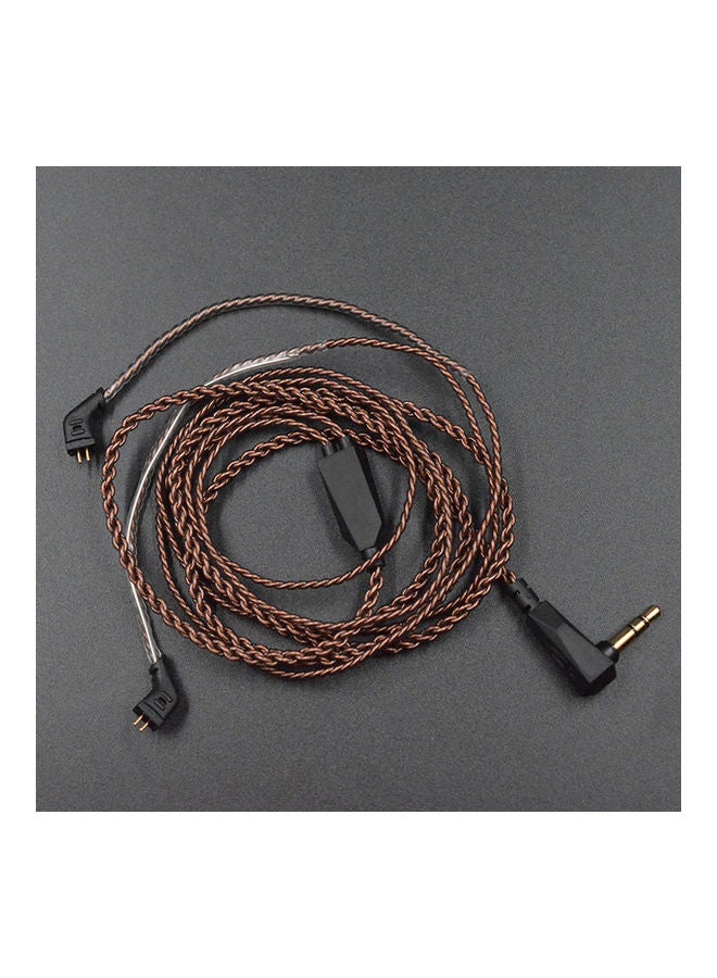 1.2m 0.75mm Silver Plated Pin Earphone Wire Cable For KZ-ZS6/ZST/ZSR/ZS10 multicolor - Image 4
