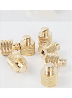 Generic 1/4 Female to 3/8 Male Brass Camera Tripod Thread Reducer Screw Adapter Brown  - Image 5