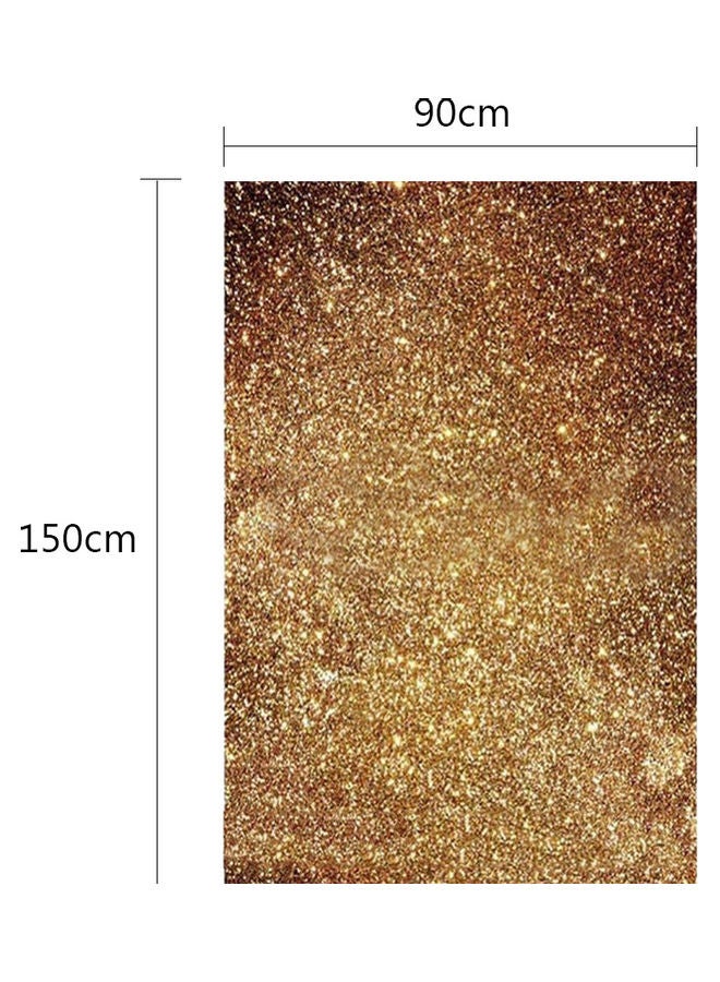 3x5ft Pro Golden Glitter Vinyl Background Backdrop for Photography Photo Studio Gold - Image 5