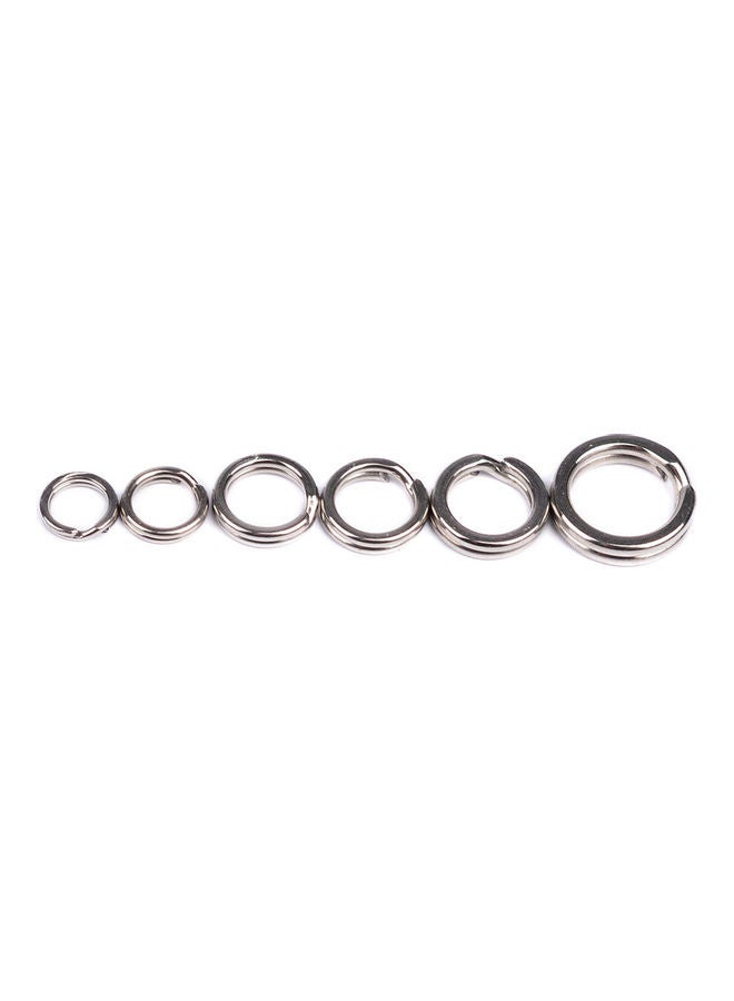 Generic 100-Piece Stainless Steel Double Loop Split Ring 20*10*20cm  - Image 5