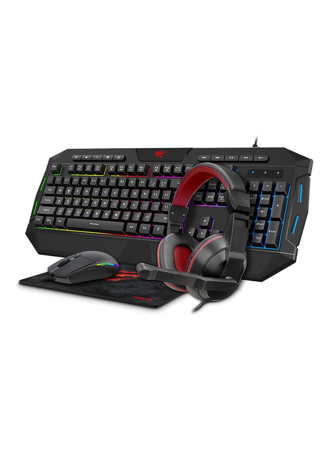 havit - 4-Piece Gaming Keyboard Combo Set - wired - Image 1