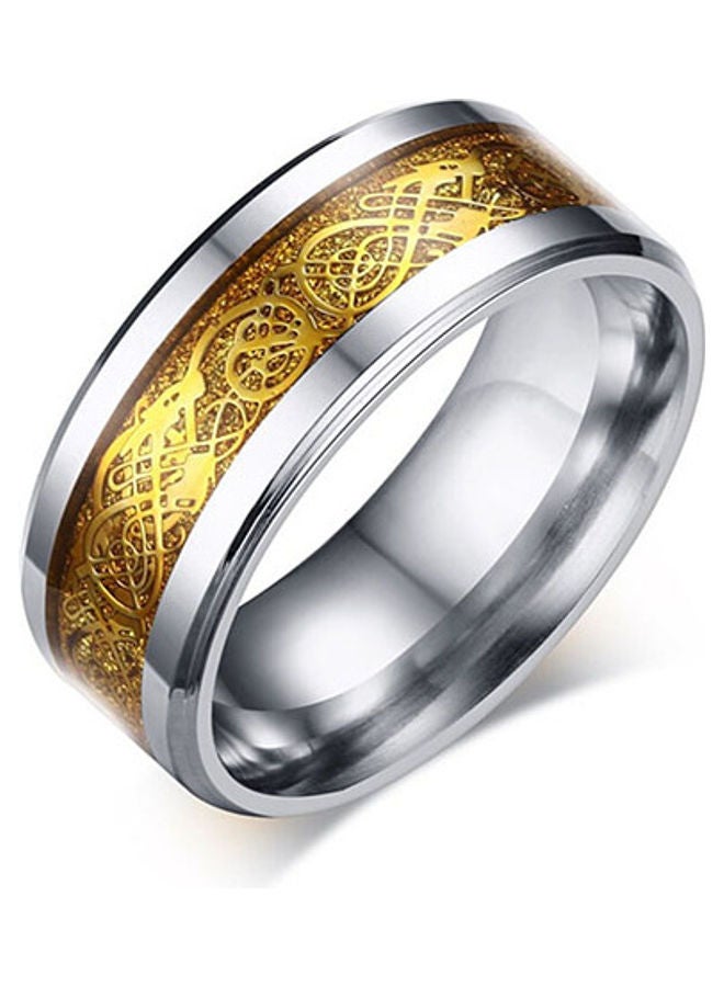 Unisex Dragon Pattern Ring