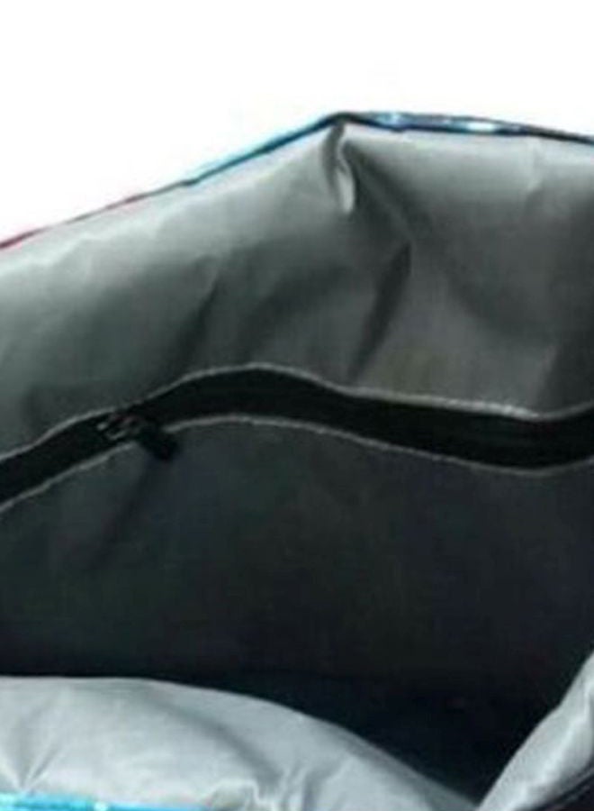 بي تي اس حقيبة ظهر مزودة برباط أزرق/أبيض/وردي - Image 3