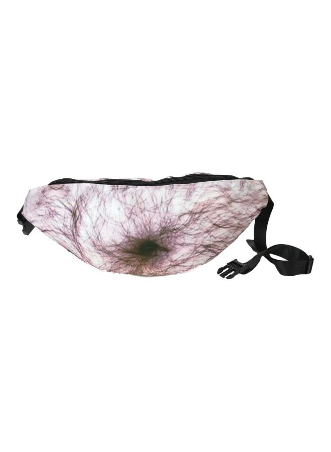 BAGGRA Flesh Pattern Waist Bag Beige/Black - Image 1