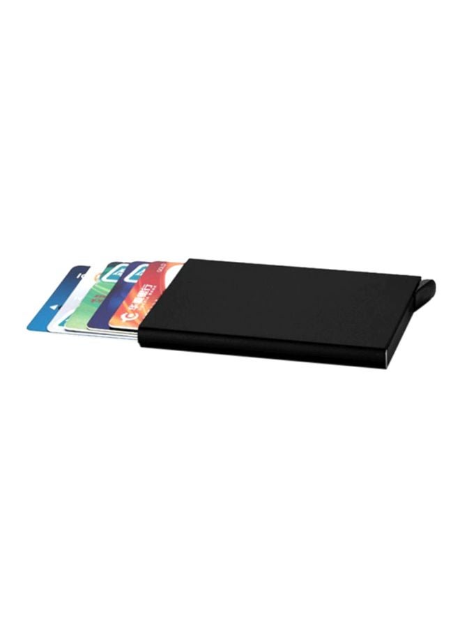 Atiq Aluminium Mens Card Holder Black  - Image 2