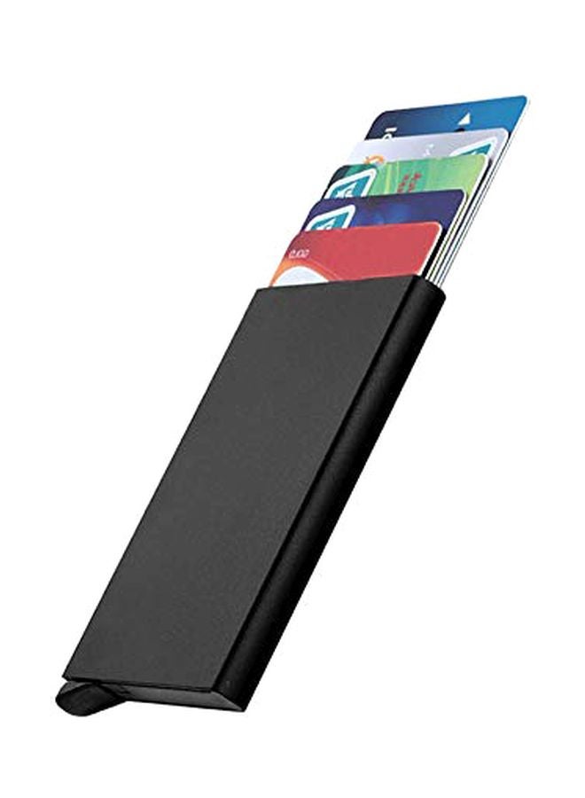 Atiq Aluminium Mens Card Holder Black  - Image 3
