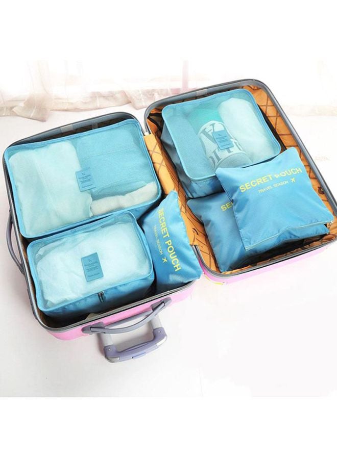 6-Piece Travel Pouch Organiser Set Blue - v1603865499/N38544274A_2