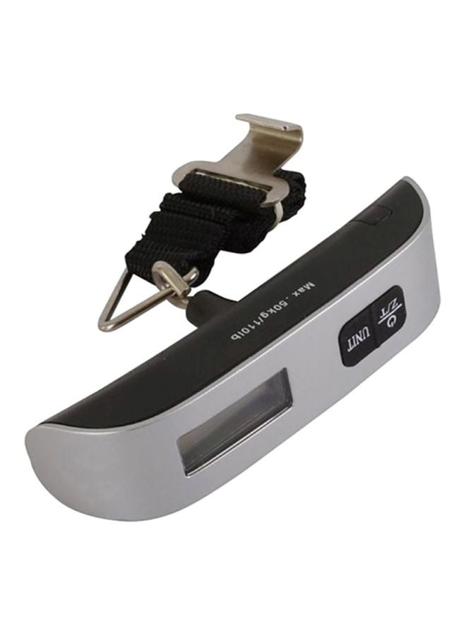 CABINA HOME Digital Luggage Weight Hanging Scale Silver/Black  - Image 1