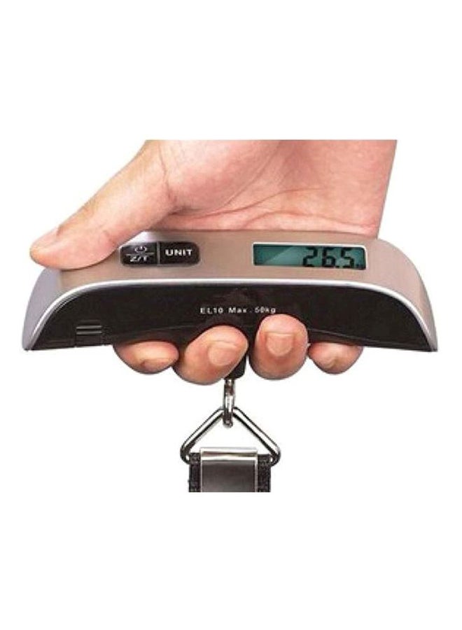 CABINA HOME Digital Luggage Weight Hanging Scale Silver/Black  - Image 3