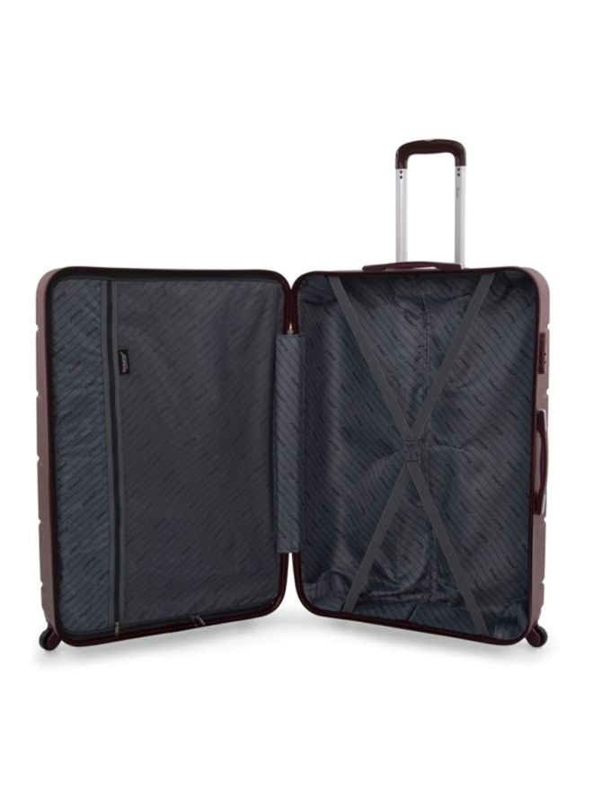 SENATOR Hard Case Travel Bags Trolley Luggage Set of 3 ABS Lightweight Suitcase with 4 Spinner Wheels A1012 Burgundy - Image 4
