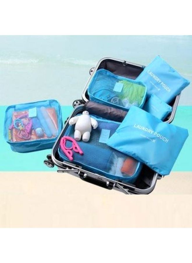 6-Piece Travel Pouch Organiser Set Blue - v1603865530/N38544274A_4