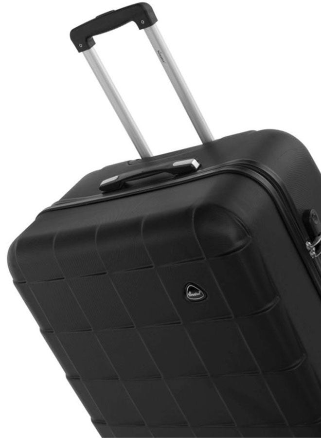 SENATOR Hard Case Travel Bag Trolley Luggage Set of 4 ABS Lightweight Suitcase with 4 Spinner Wheels A207 Black - Image 5