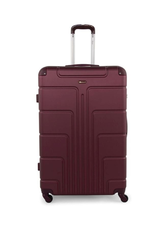 SENATOR Hard Case Travel Bags Trolley Luggage Set of 3 ABS Lightweight Suitcase with 4 Spinner Wheels A1012 Burgundy - Image 2