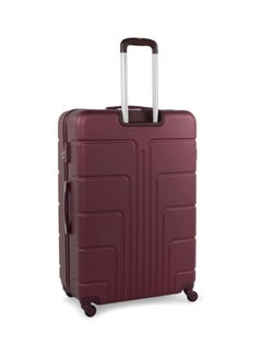 Hard Case Travel Bags Trolley Luggage Set of 3 ABS Lightweight Suitcase with 4 Spinner Wheels A1012 Burgundy - v1603865555/N31450490A_3