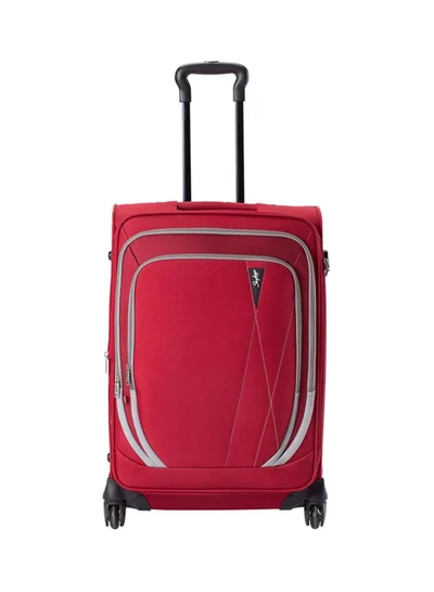 Skybags 4 Wheels Softside Medium  Check-In Luggage Trolley Red