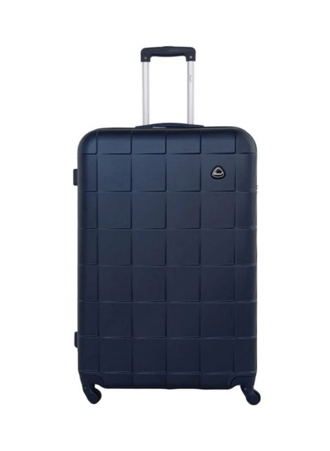 Hard Case Travel Bags Extra Large Checked Luggage Trolley ABS Lightweight Suitcase with 4 Spinner Wheels A207 Blue