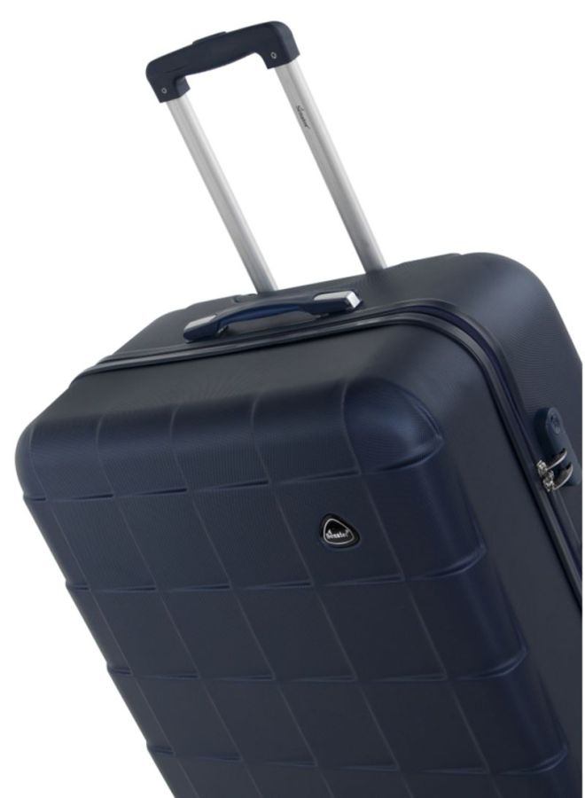 SENATOR Hard Case Travel Bags Extra Large Checked Luggage Trolley ABS Lightweight Suitcase with 4 Spinner Wheels A207 Blue  - Image 4