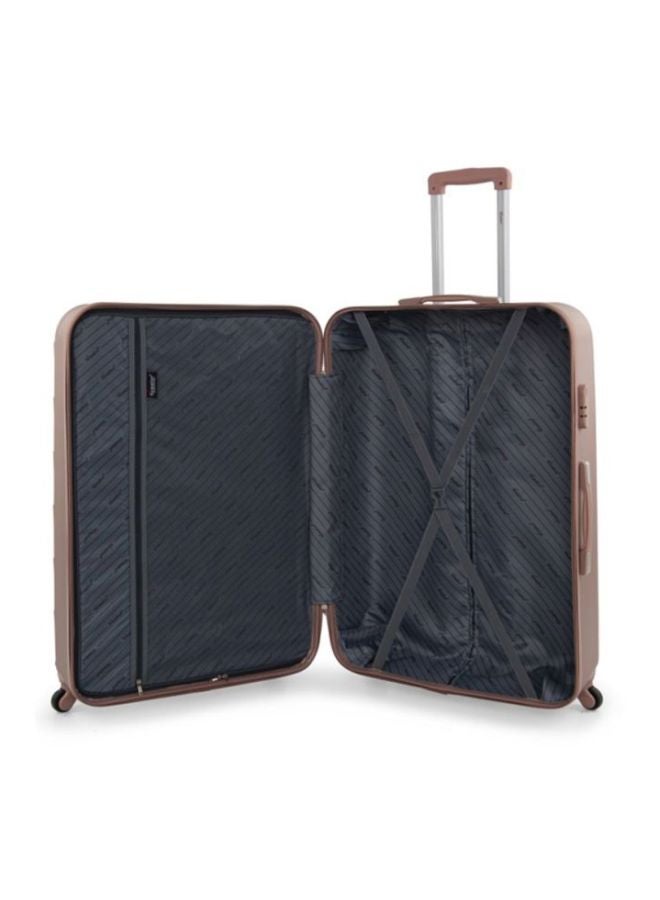 SENATOR Hard Case Travel Bag Trolley Luggage Set of 3 ABS Lightweight Suitcase with 4 Spinner Wheels A207 Rose Gold - Image 4