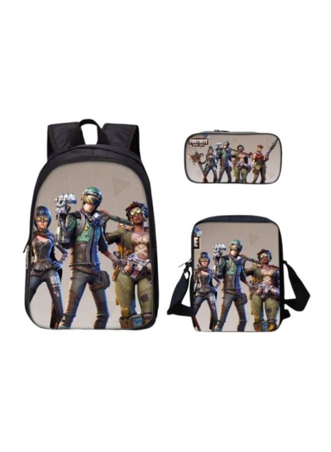 FORTNITE - 3-Piece Kids Fortnite Printed School Backpack Set Multicolour - Image 1