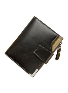 Tri-Fold Zippered Mens Wallet Black - v1603865762/N15475105A_2