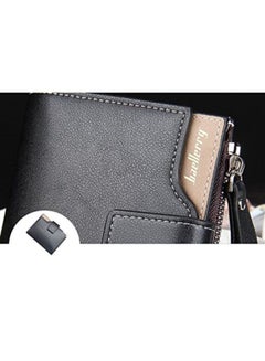 Tri-Fold Zippered Mens Wallet Black - v1603865762/N15475105A_5