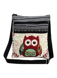 BAGGRA Cute Embroidered Owl Tote Bag Multicolour  - Image 1