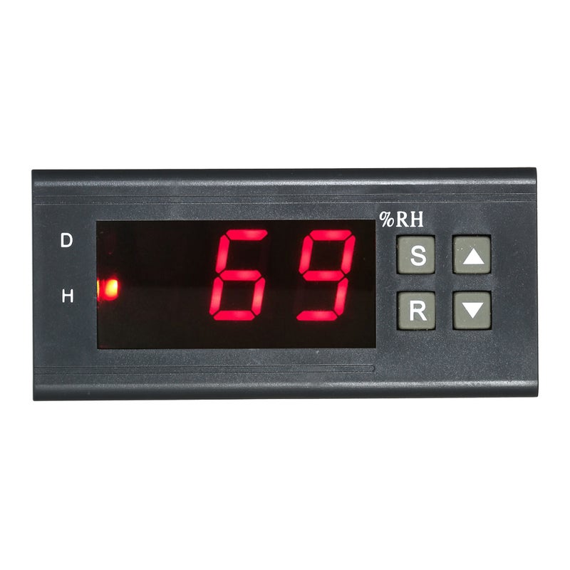 Mini Digital Air Humidity Controller Black/Red 10 x 6 x 8cm - Image 2
