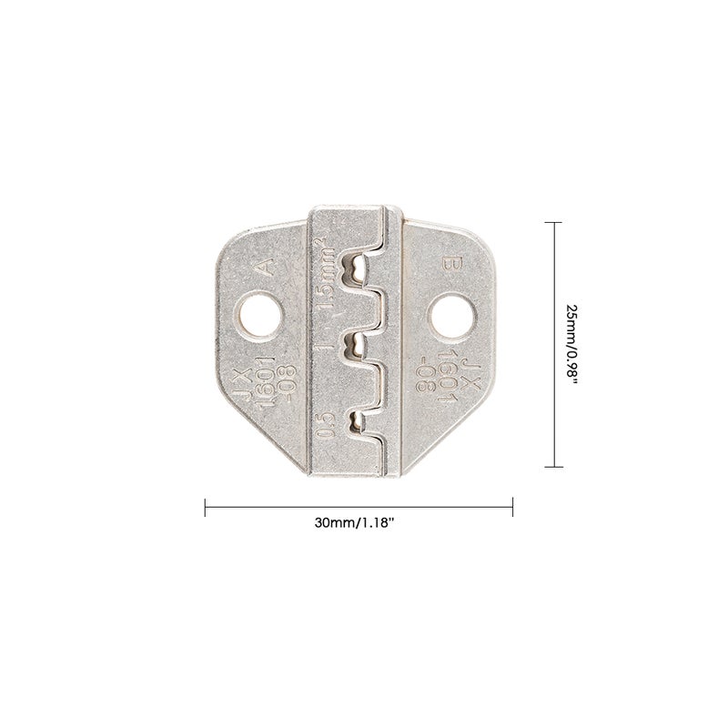 Wire Cutting Mould Terminal Head Crimping Tool Silver 3.10 x 1.30 x 2.60cm